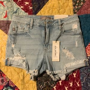 NWT denim shorts from a local boutique (apricot lane)